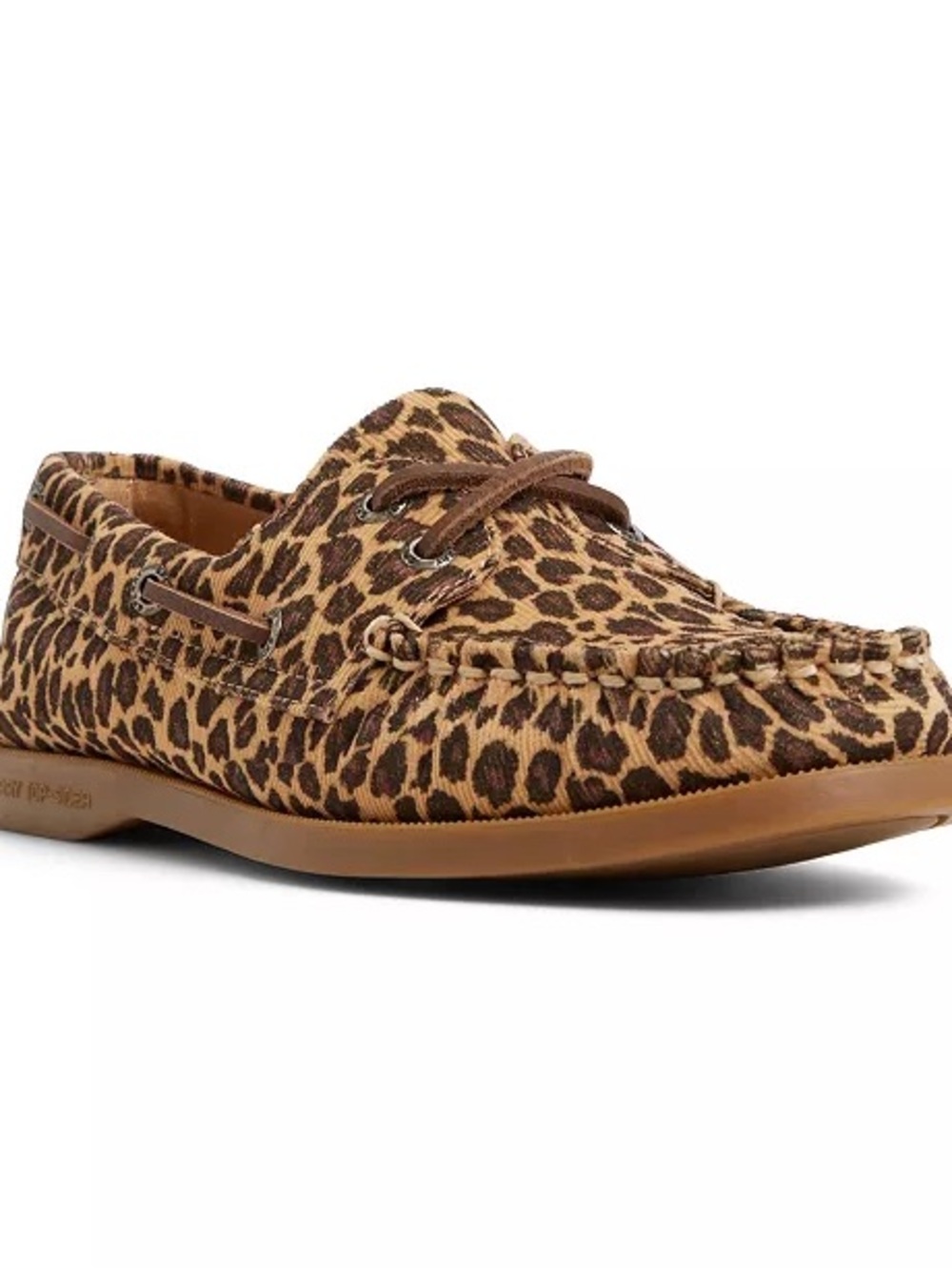 Sperry Top-Sider AO 2-Eye Leopard Print Boat Shoes Women’s Size 9.5 M
